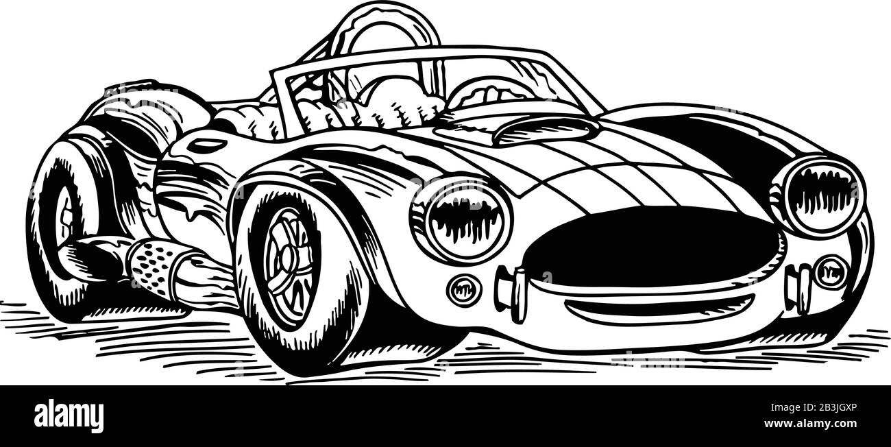 Illustrazione Di Vettore Di Automobile Di Sport Illustrazione Vettoriale