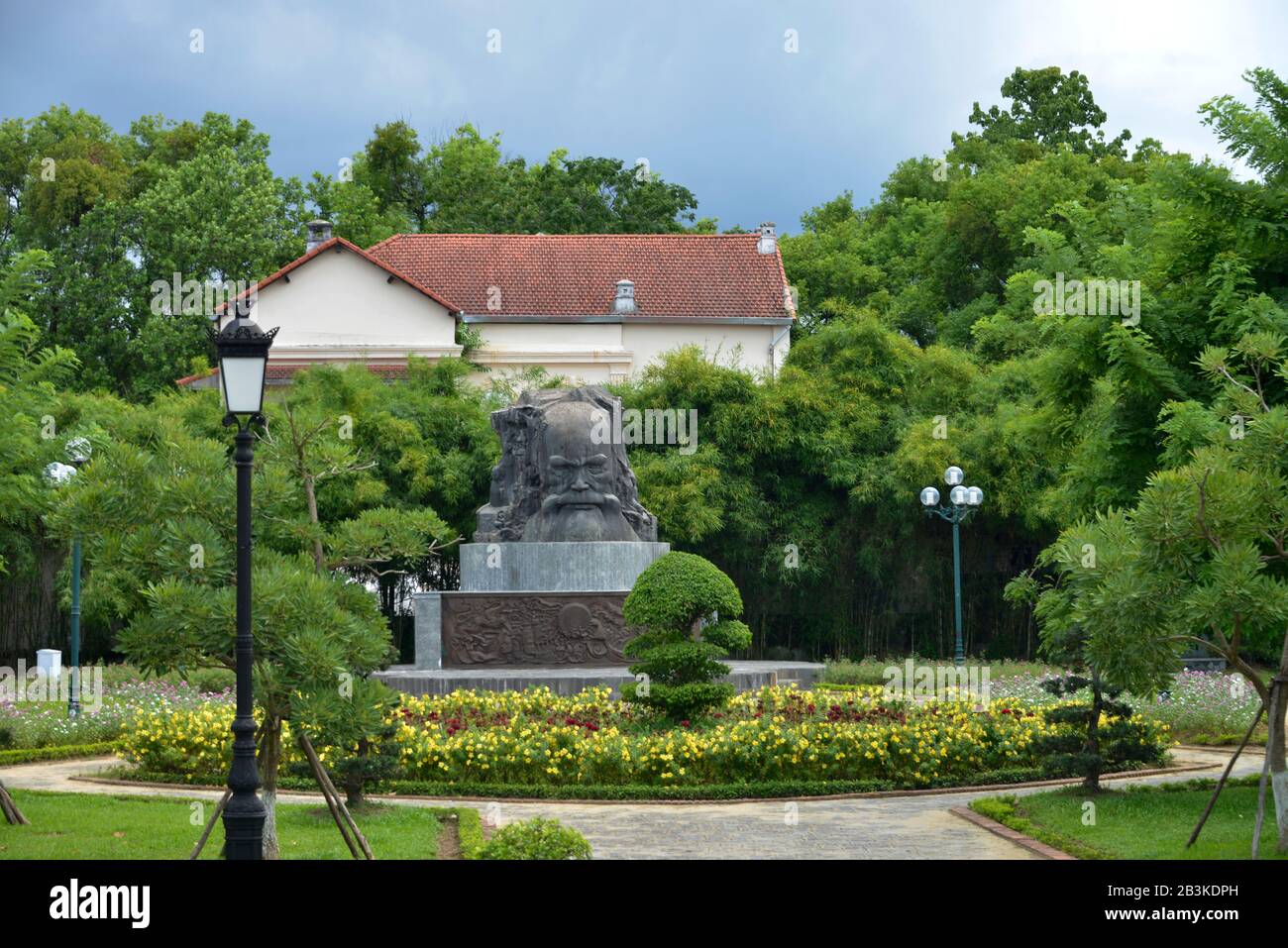 Park statua, Ho Chi Minh, tonalità, Vietnam Foto Stock