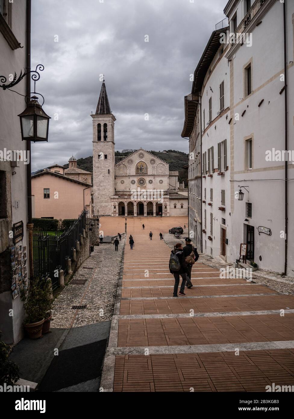 Italia, Umbria, Spoleto, Duomo di Spoleto, cattedrale di Santa Maria Assunta Foto Stock