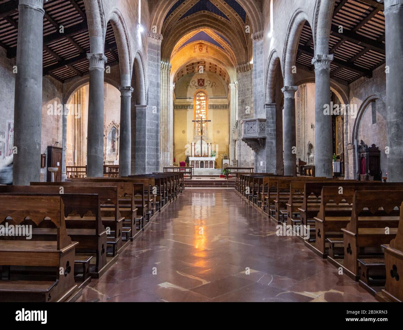 Italia, Umbria, Orvieto, Duomo, Chiesa Di Sant'Andrea E Bartolomeo Foto Stock