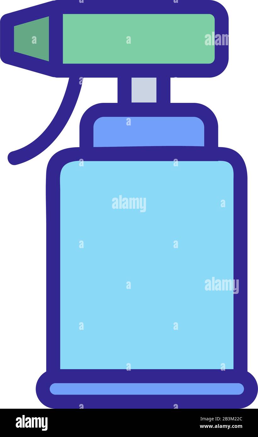 Vettore icona controllo insetti. Illustrazione del simbolo del contorno isolato Illustrazione Vettoriale