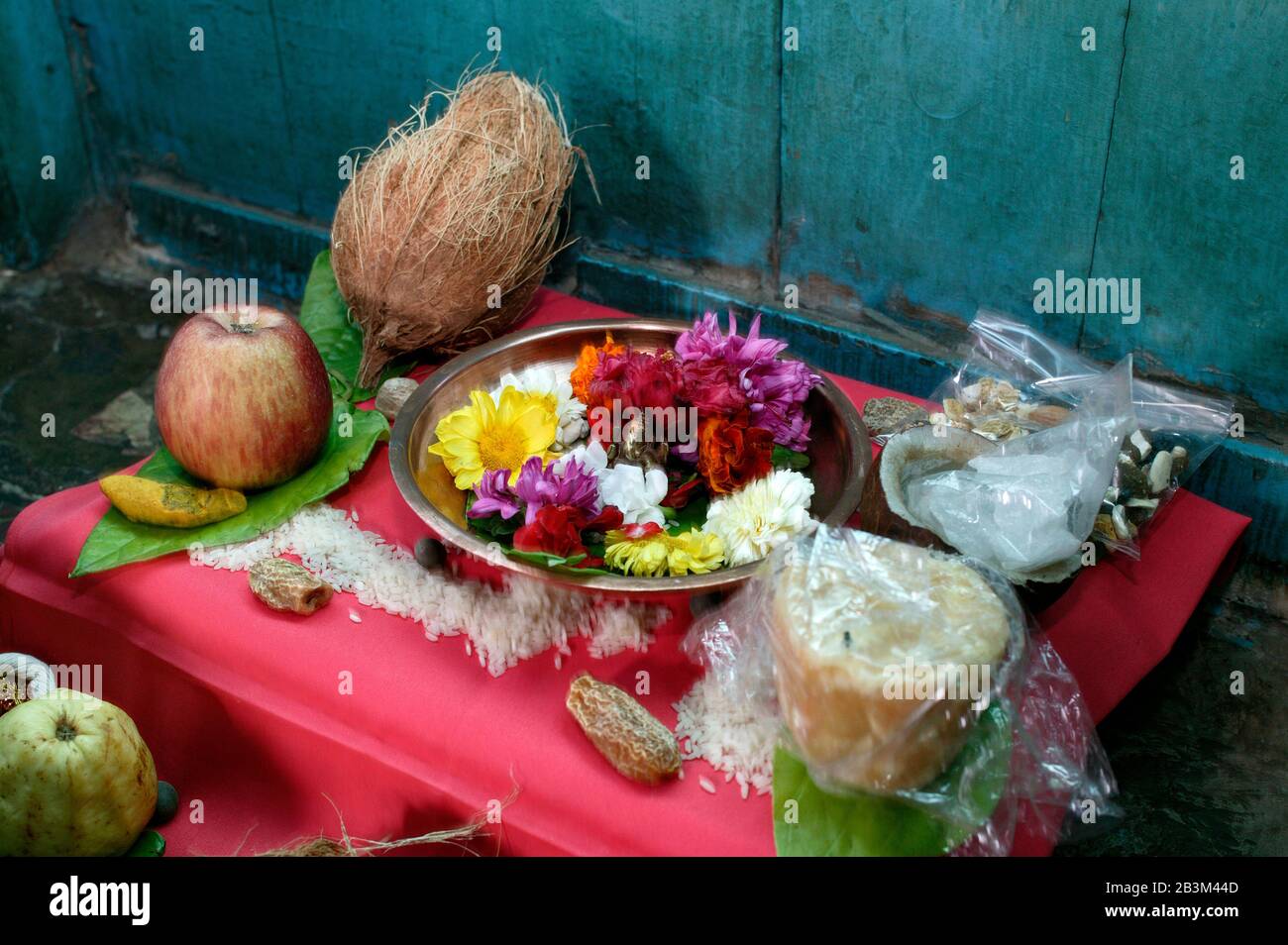 Ganesh Pooja India, Asia Foto Stock