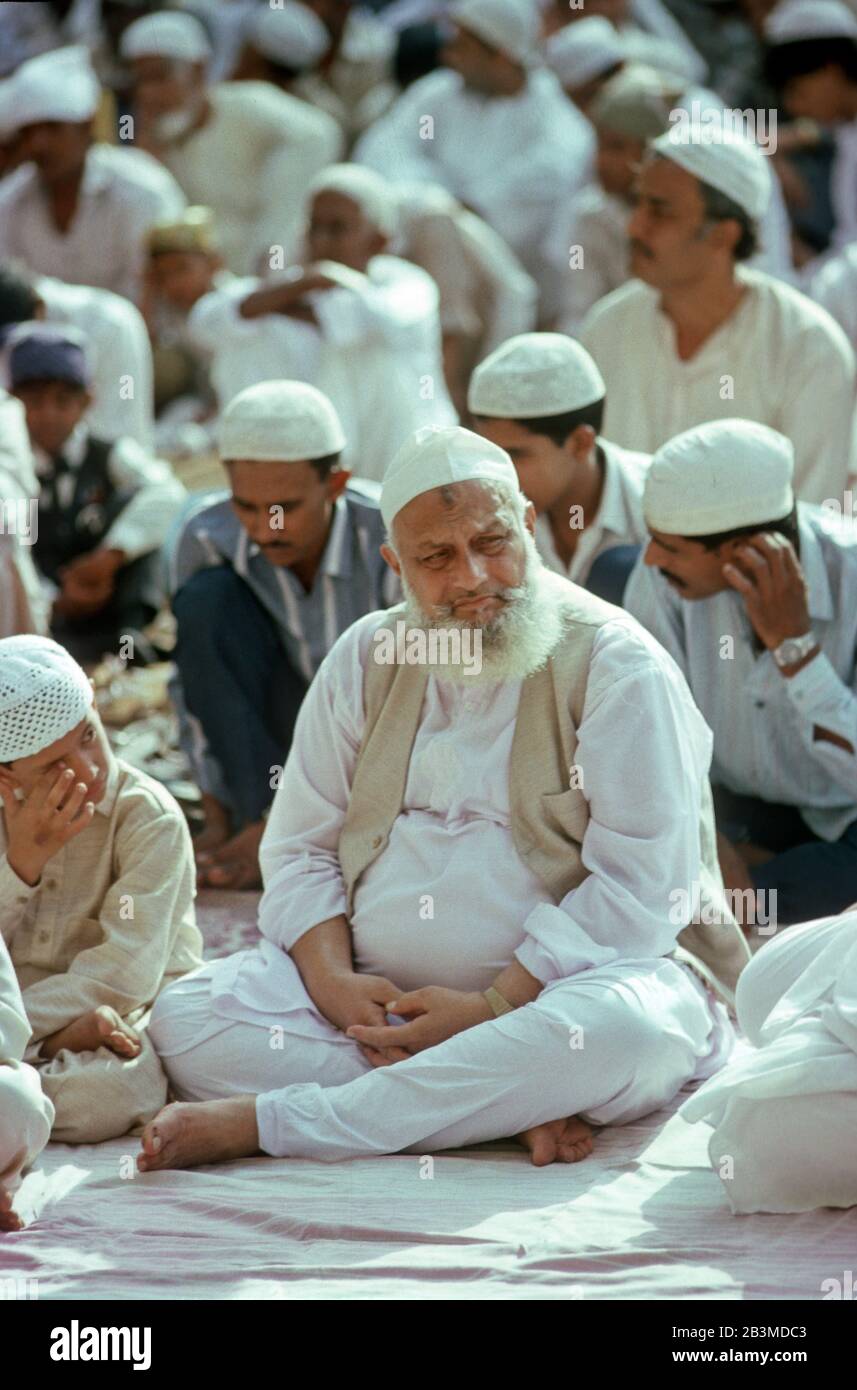 Islam persone che pregano India, Asia Foto Stock