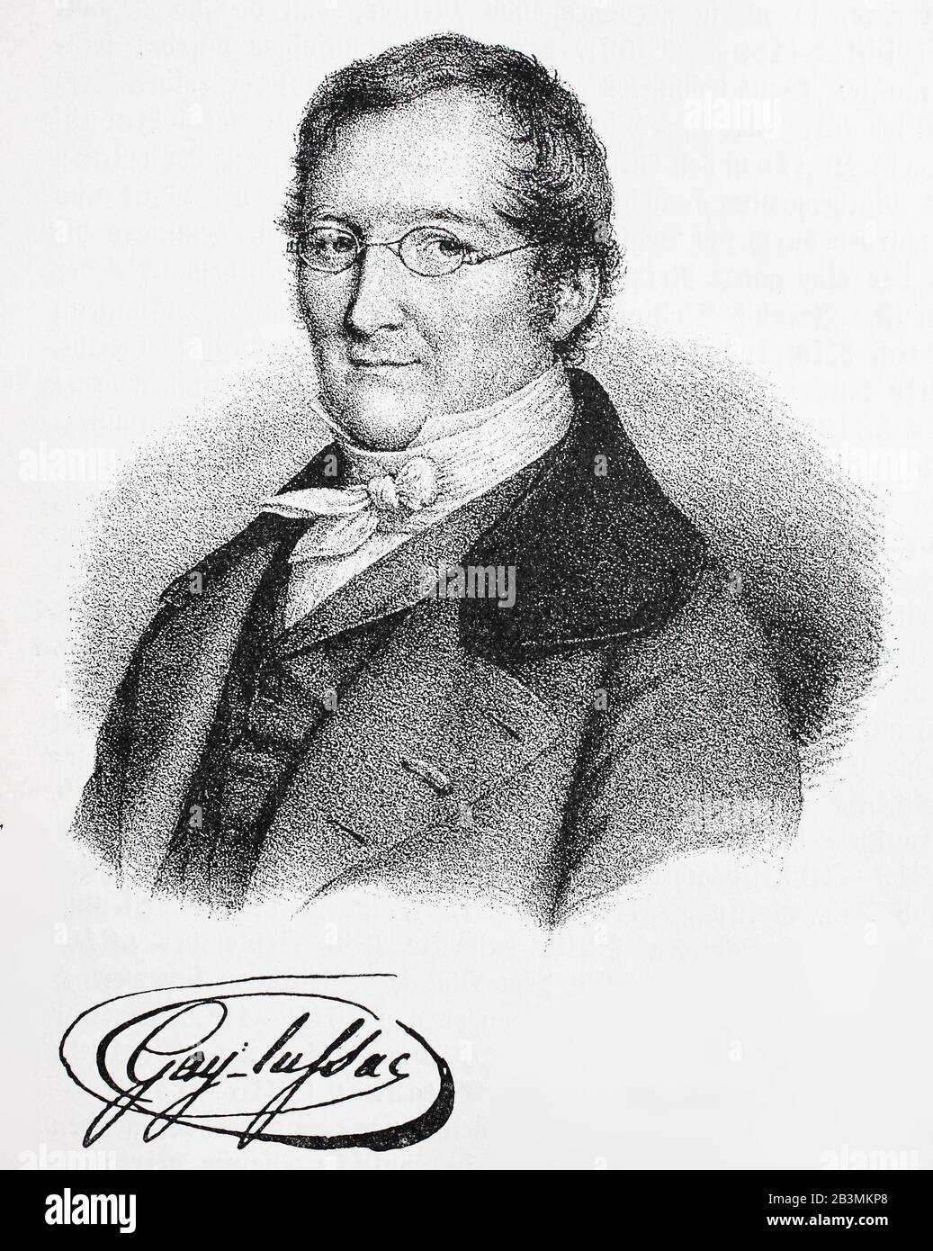 Joseph Louis Gay-Lussac, 6 dicembre 1778 – 9 maggio 1850, è stato un chimico e fisico francese / Joseph Louis Gay-Lussac guerra vom 6. Dicembre 1778 bis 9. Mai 1850 ein französischer Chemiker und Physiker, Historisch, digitale migliorata riproduzione di un originale dal 19th secolo / digitale Reproduktion einer Originalvorlage aus dem 19. Jahrhundert Foto Stock