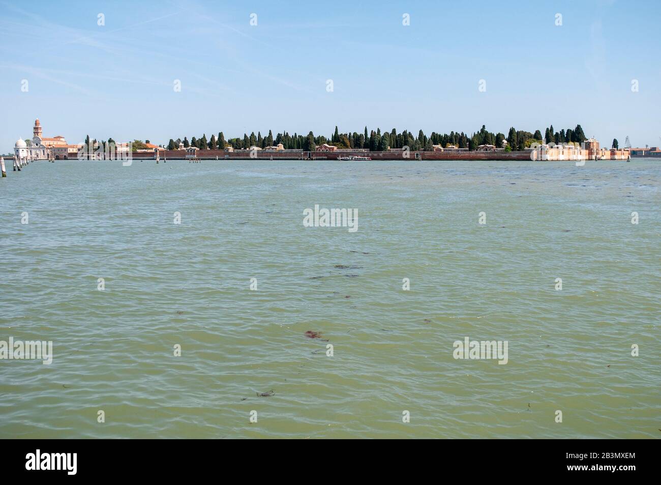 Isola Del Cimitero Di San Michele - Venezia, Italia Foto Stock