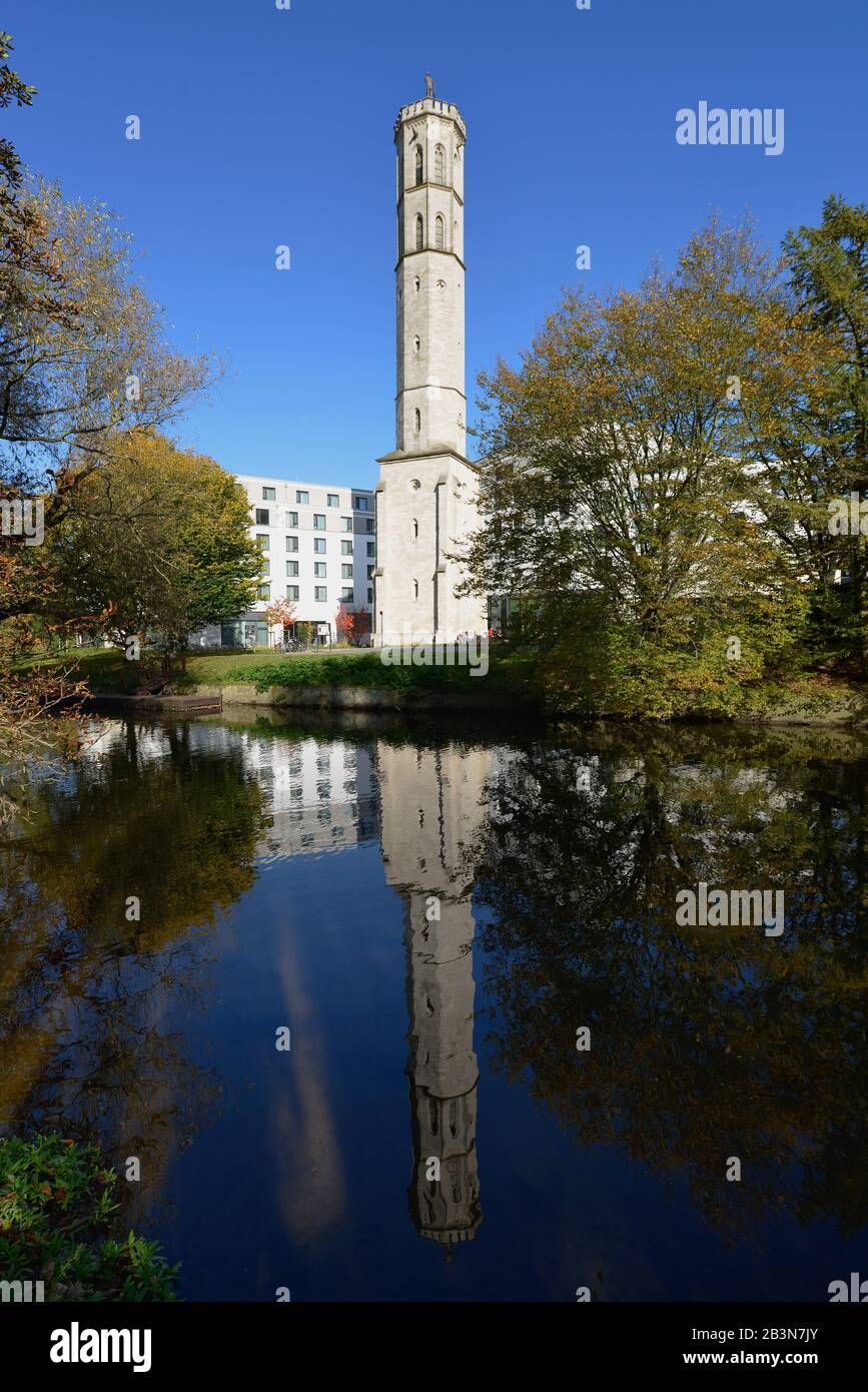 Wasserturm, Kiryat-Tivon-Park, Braunschweig, Niedersachsen, Deutschland Foto Stock