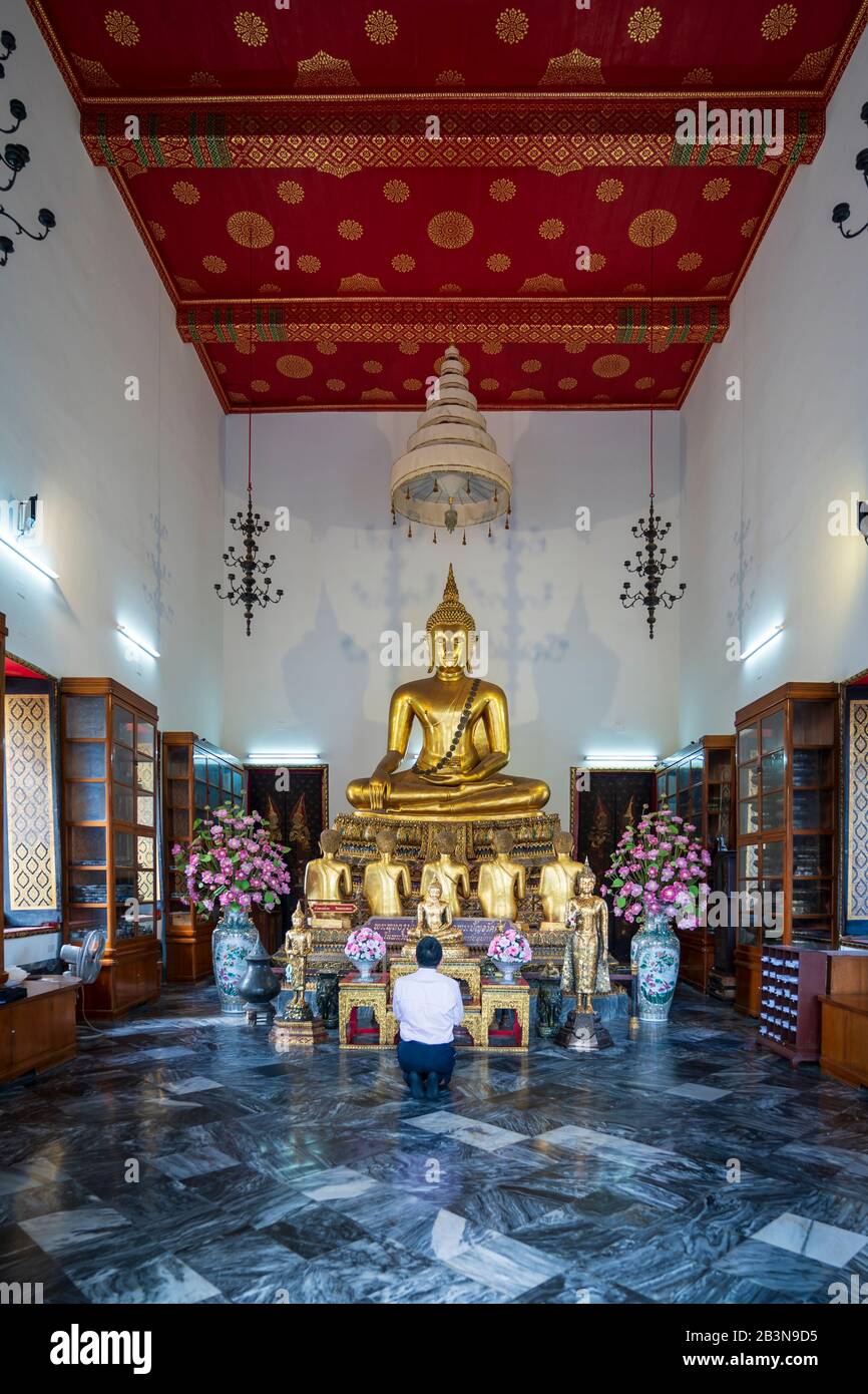 Wat Phra Chetuphon (Wat Pho) Tempio, Bangkok, Thailandia, Sud-Est Asiatico, Asia Foto Stock