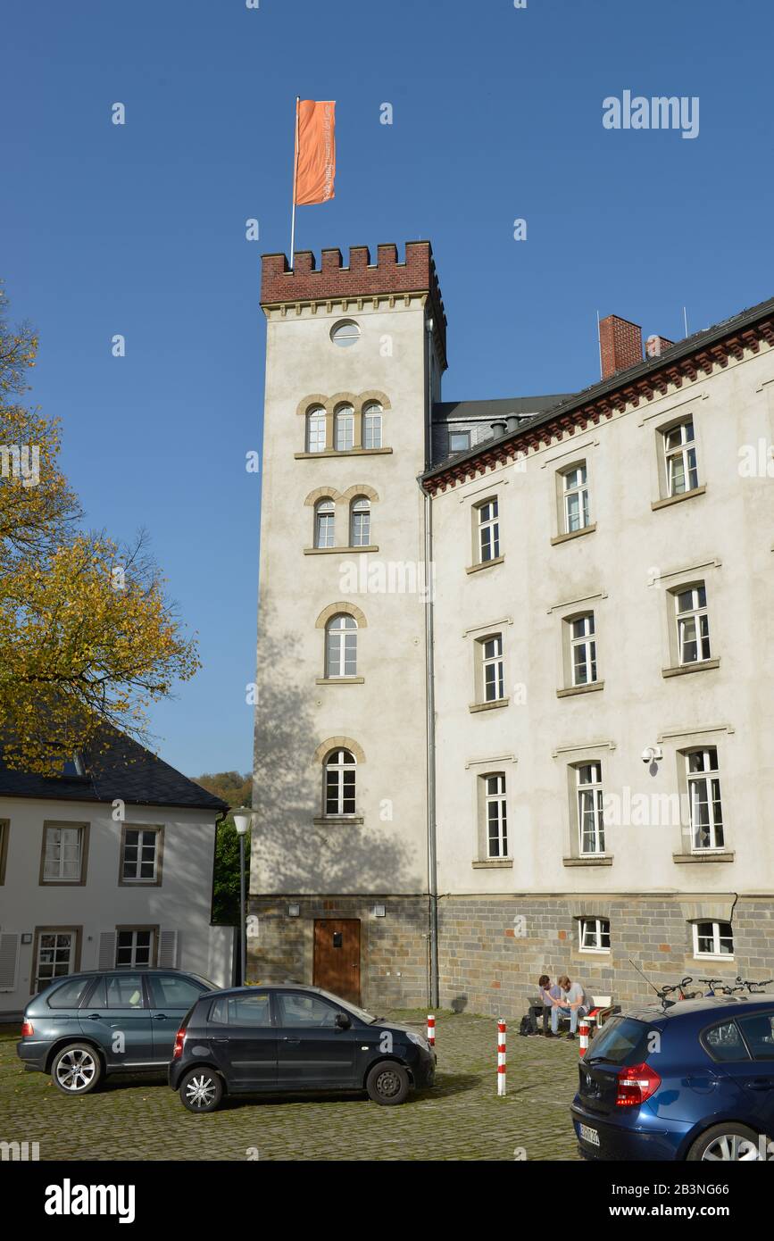 Folkwang Universitaet der Kuenste, Benedektinerkloster, Werden, Essen, Nordrhein-Westfalen, Deutschland Foto Stock