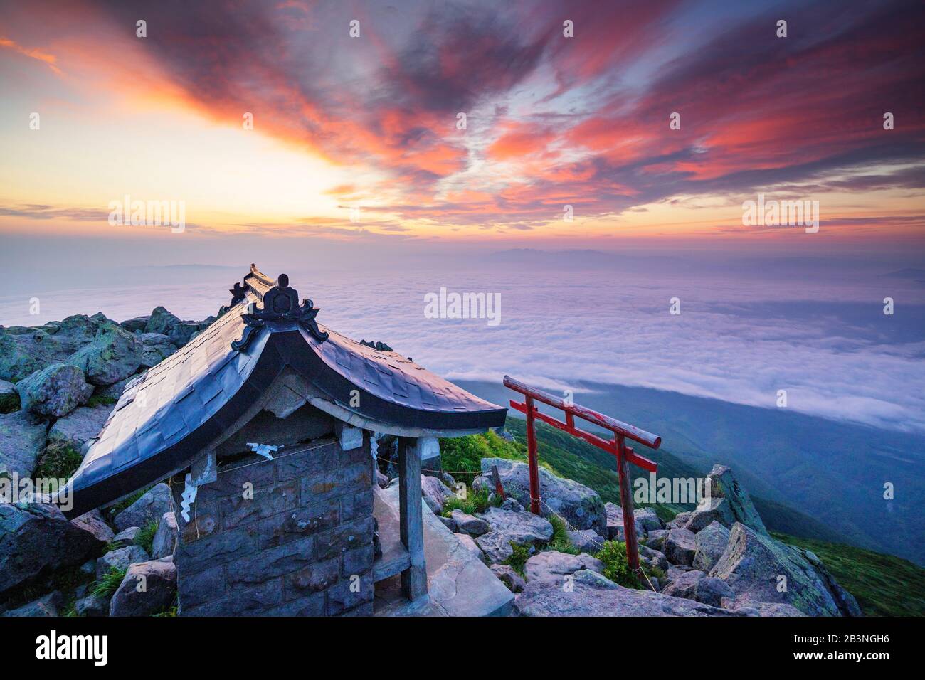 Monte Iwaki, Prefettura Di Aomori, Tohoku, Honshu, Giappone, Asia Foto Stock