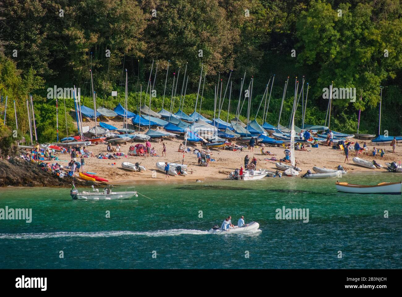 Salcombe Nel Devon, Inghilterra, Regno Unito Foto Stock