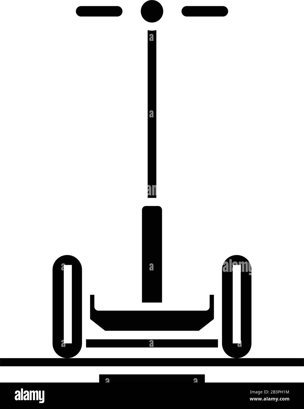Icona nera scooter, illustrazione concettuale, simbolo piatto vettoriale, simbolo glifo. Illustrazione Vettoriale Icona nera scooter, illustrazione concettuale, simbolo piatto vettoriale, simbolo glifo. Illustrazione Vettoriale