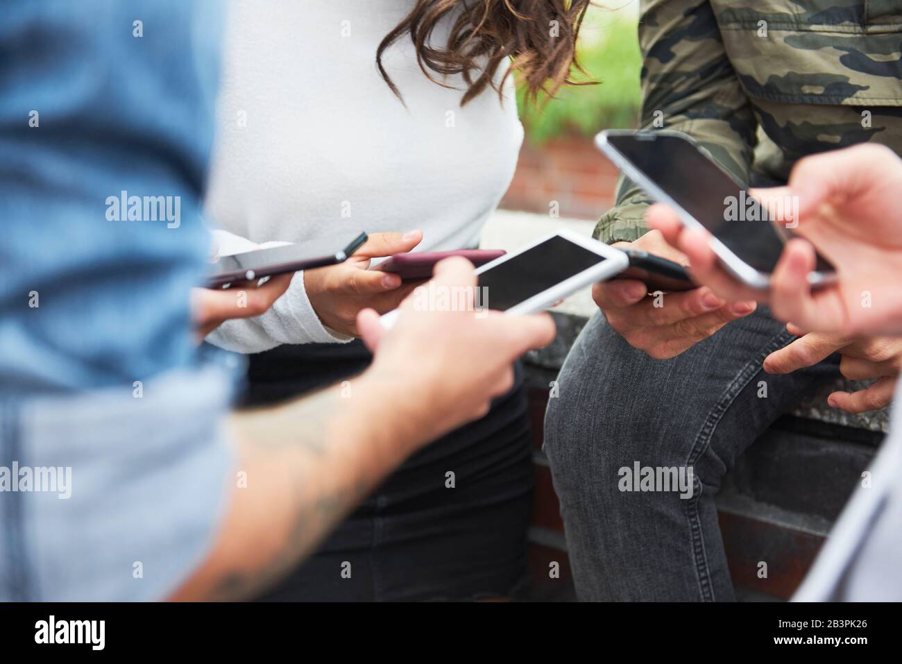 Tutto ciò di cui hai bisogno sono i collegamenti giusti Foto Stock