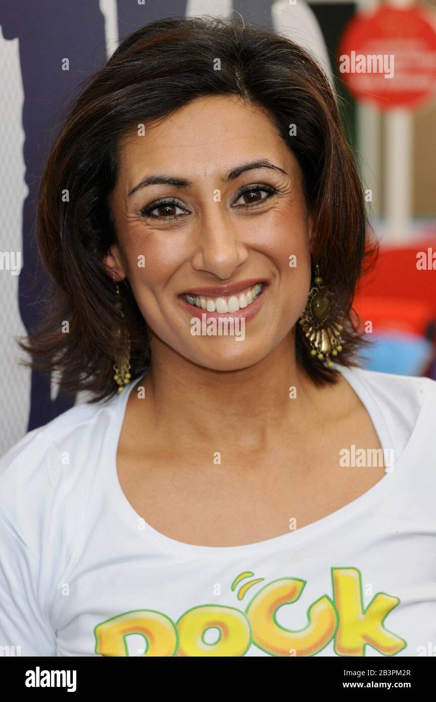 Saira Khan, la Toy Fair, Olympia, Kensington, Londra. REGNO UNITO Foto Stock