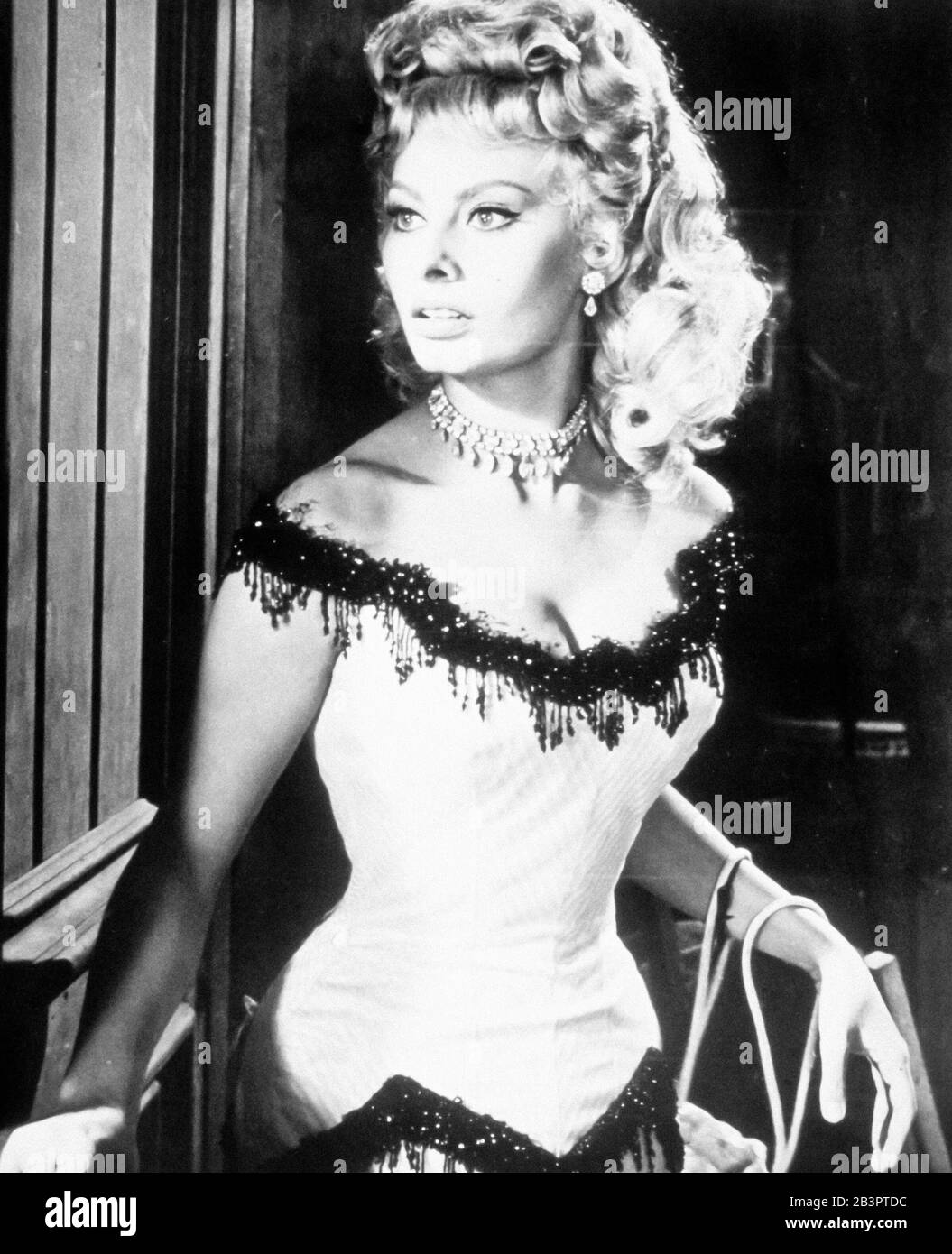 Sophia Loren, heller in collant rosa 1960 Foto Stock