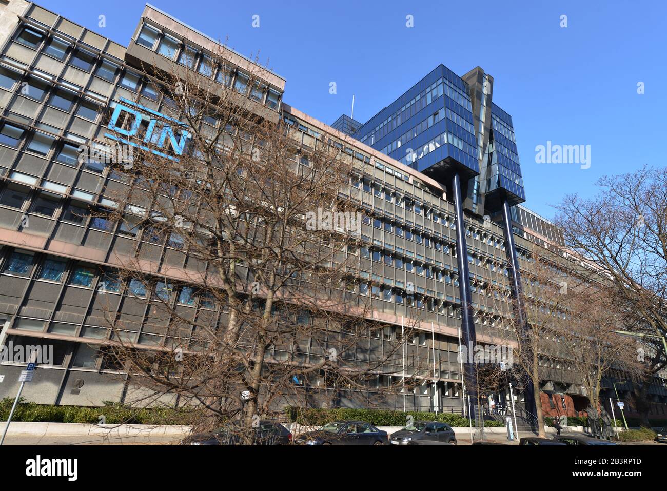 DIN, Burggrafenstrasse, Tiergarten di Berlino, Deutschland Foto Stock