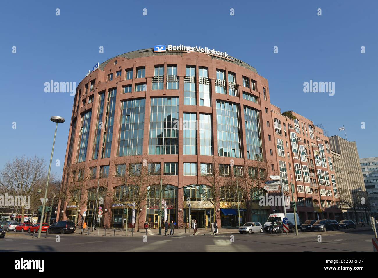 La Berliner Volksbank, Budapester Strasse, Tiergarten di Berlino, Deutschland Foto Stock