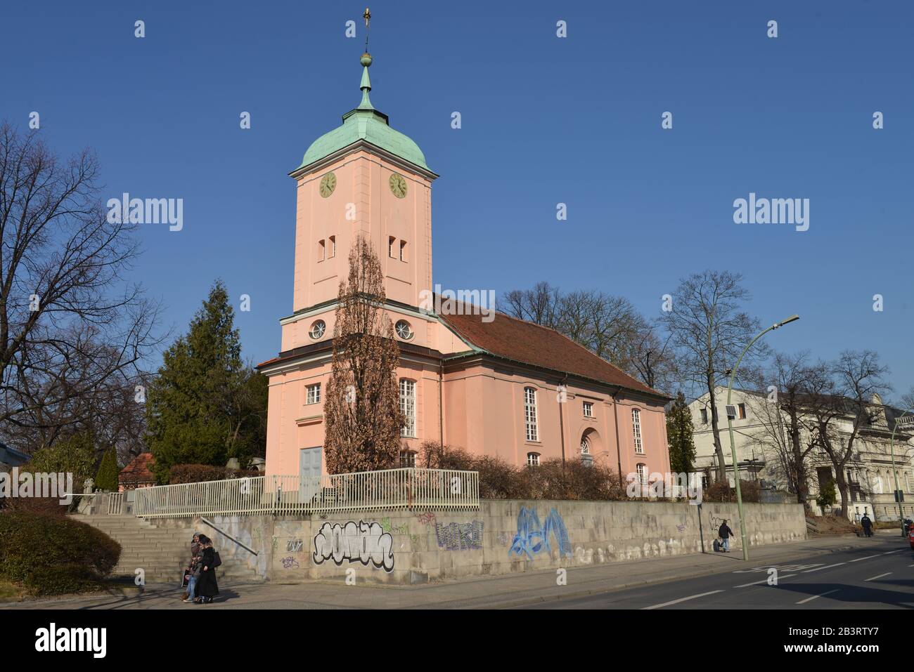 Dorfkirche, Alt-Schoeneberg, Hauptstrasse, Schoeneberg, Berlino, Deutschland / Schöneberg Foto Stock