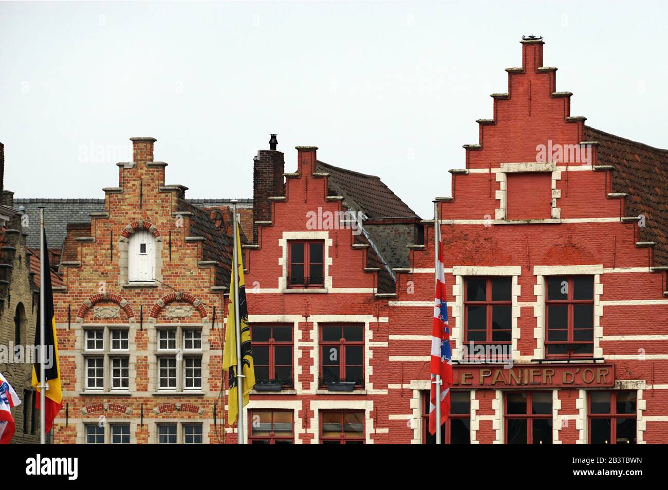 Brugge Belgio, Markt City Centre Foto Stock