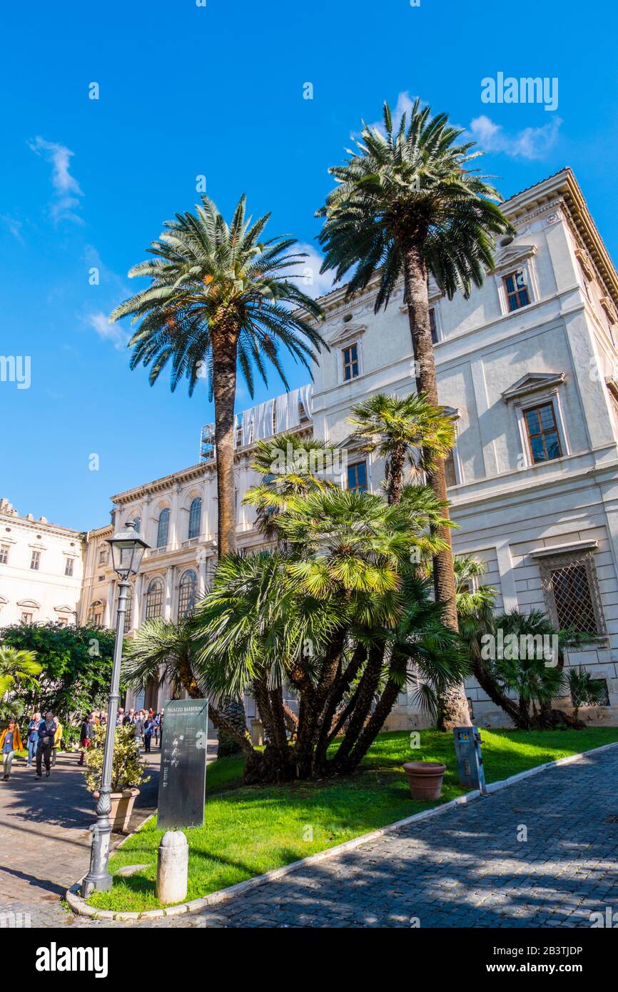 Galleria Nazionale D'Arte Antica, Palazzo Barberini, Roma, Italia Foto Stock