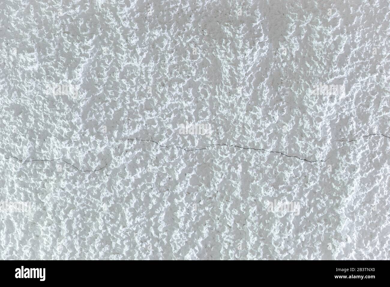 Superficie bianca con trama ruvida Foto Stock