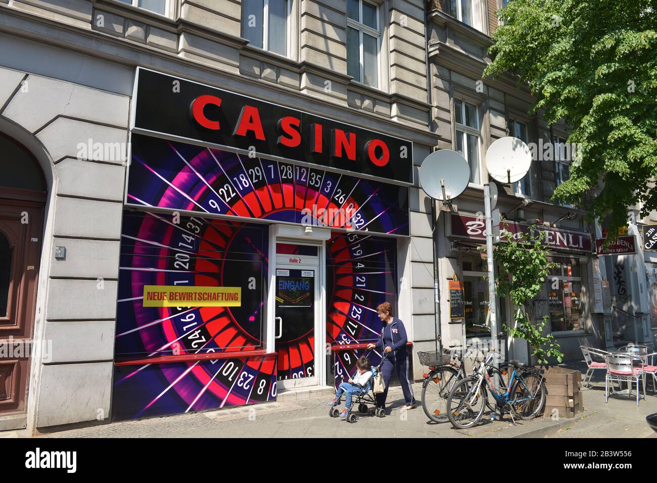 Spielcasino, Moabit, Berlin, Deutschland Foto Stock