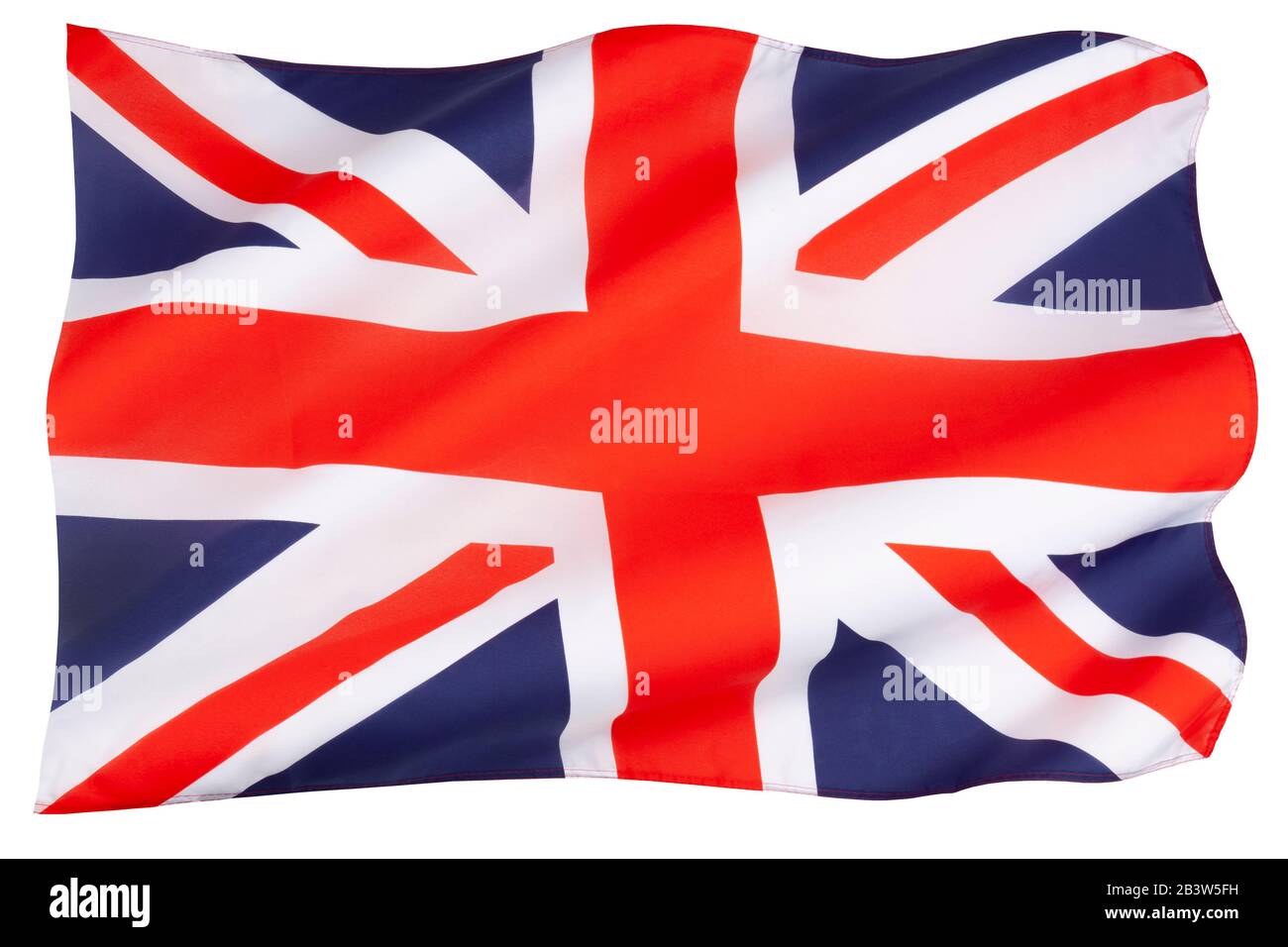 La bandiera del Regno Unito di Gran Bretagna e Irlanda del Nord - l'Unione Jack Foto Stock