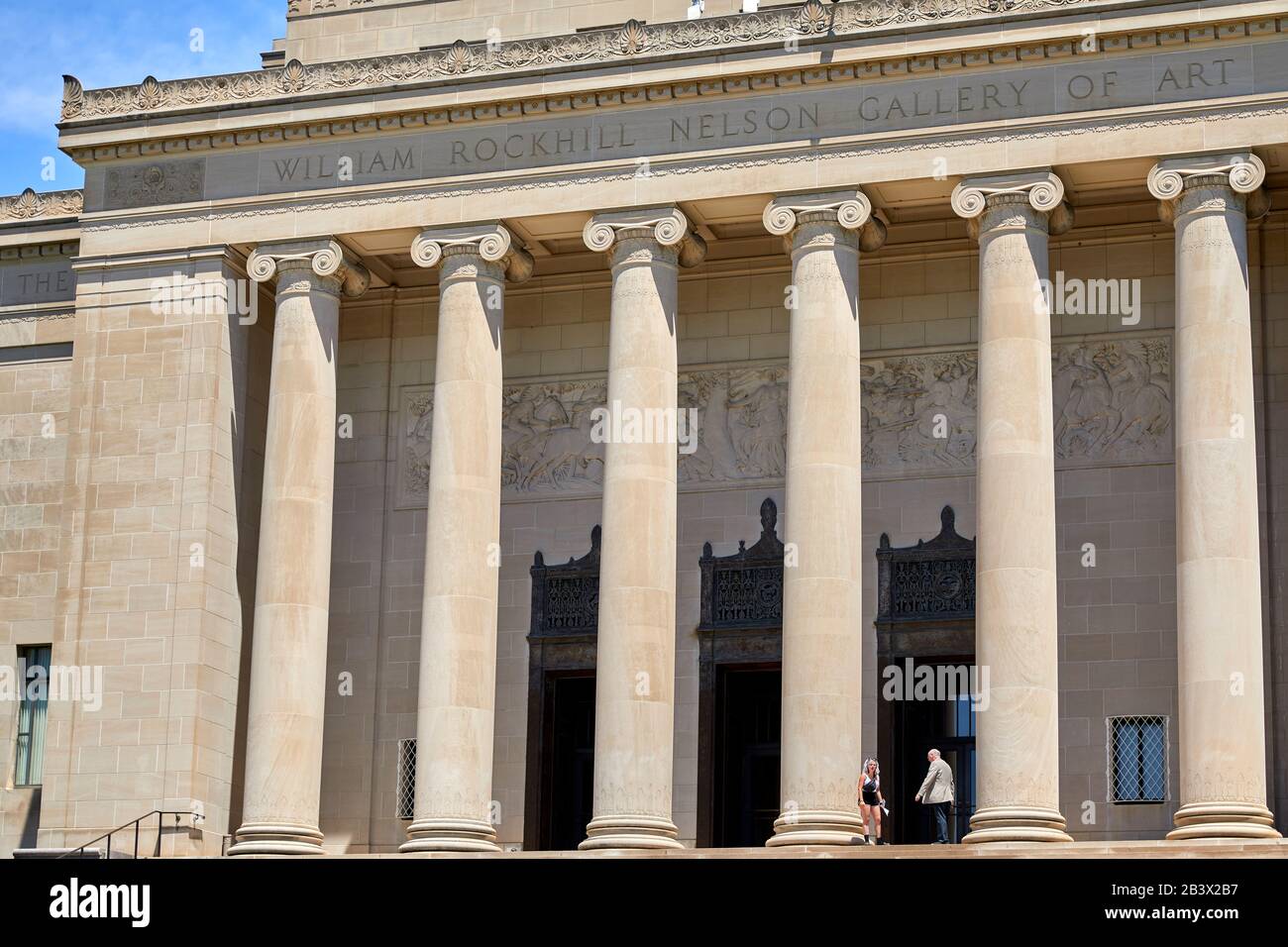 Il Museo D'Arte Nelson Atkins Di Kansas City. Foto Stock