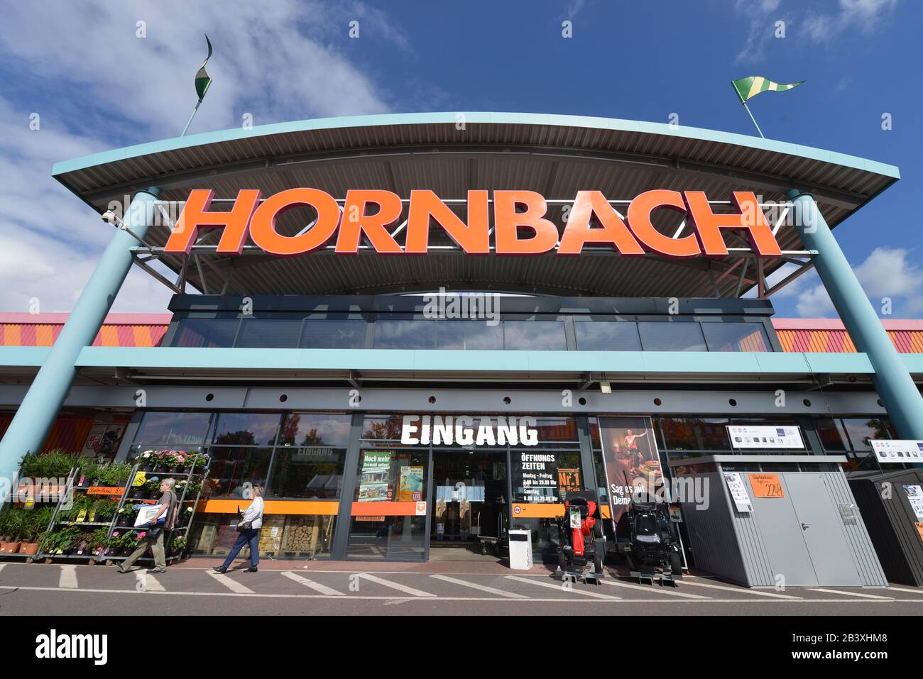 Hornbach, Grossbeerenstrasse, Mariendorf, Berlino, Deutschland Foto Stock