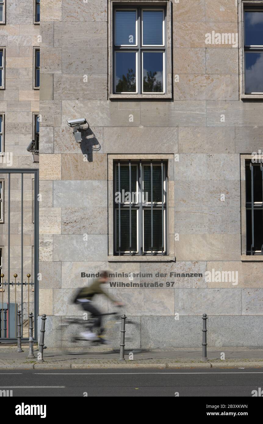 Bundesministerium der Finanzen, Wilhelmstrasse, nel quartiere Mitte di Berlino, Deutschland Foto Stock