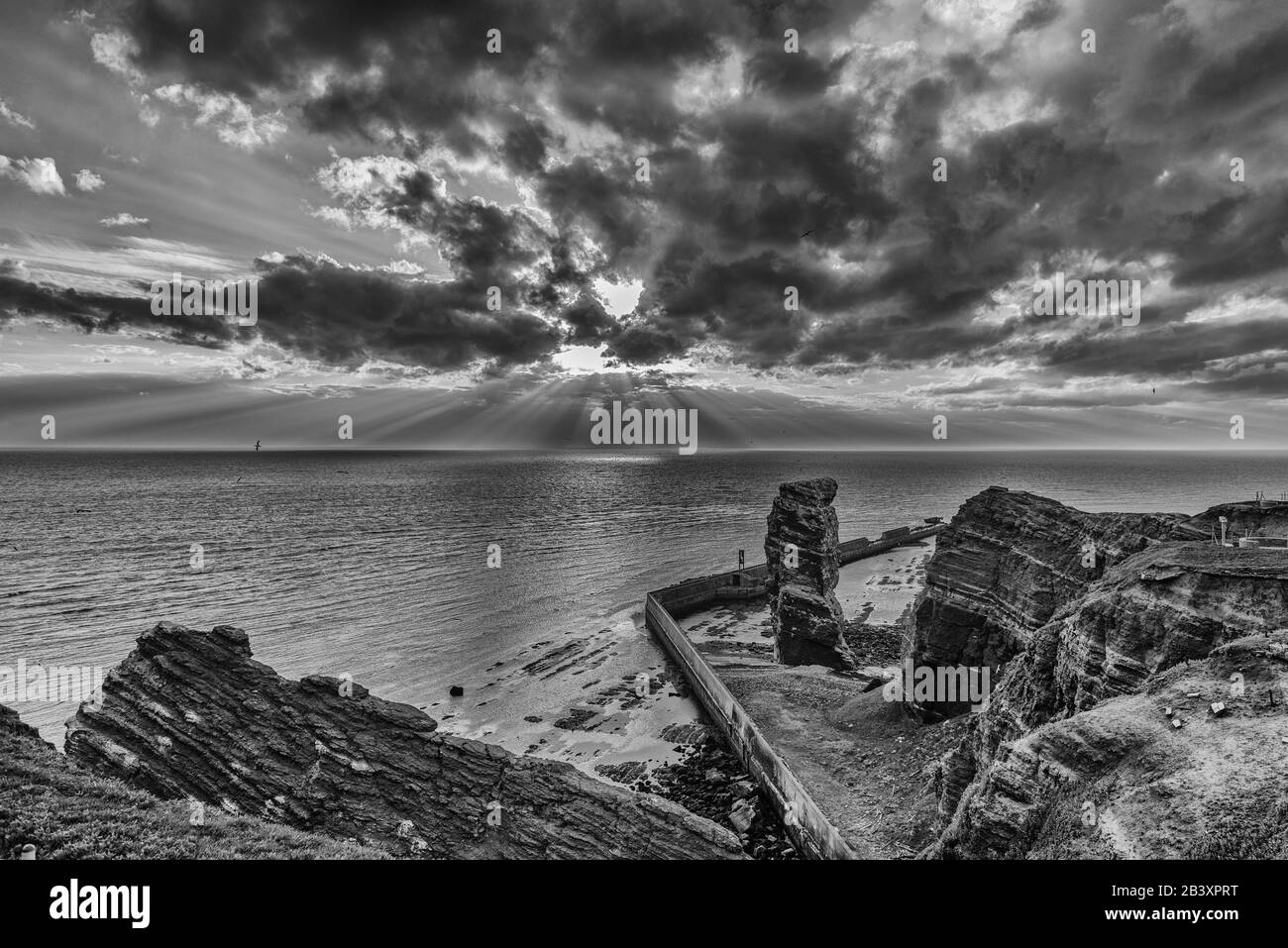 Isola Del Mare Del Nord Di Helgoland, Provincia Schleswig-Holstein, Distretto Di Pinneberg, Germania Del Nord, Europa Foto Stock