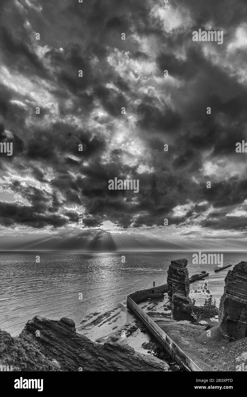 Isola Del Mare Del Nord Di Helgoland, Provincia Schleswig-Holstein, Distretto Di Pinneberg, Germania Del Nord, Europa Foto Stock