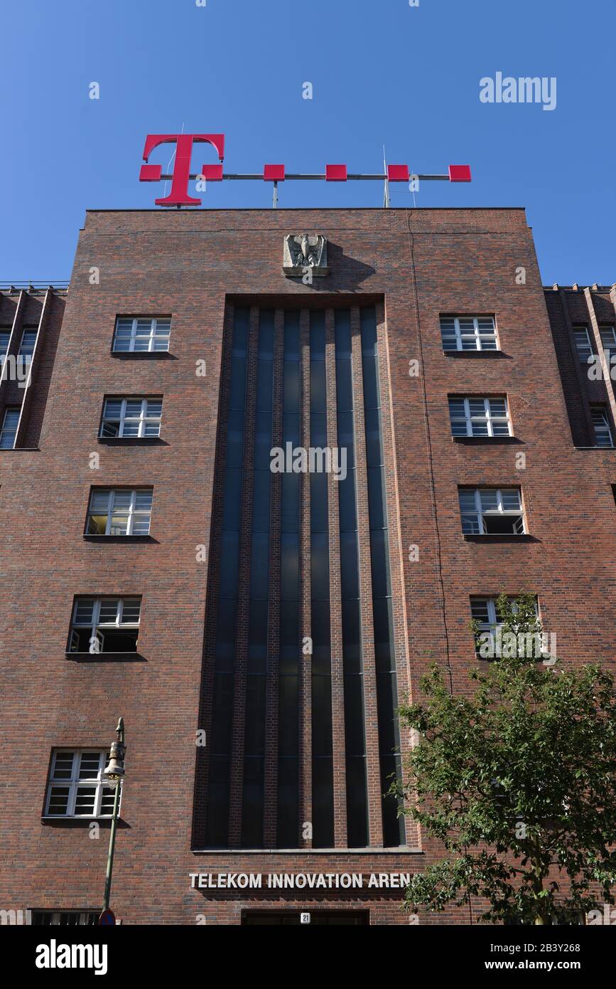 Deutsche Telekom, Winterfeldtstrasse, Schoeneberg, Berlino, Deutschland / Schöneberg Foto Stock