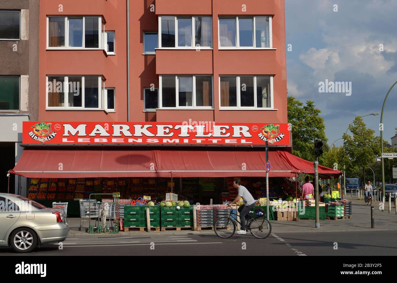 Marketler, Potsdamer Strasse, Schoeneberg, Berlino, Deutschland / Schöneberg Foto Stock