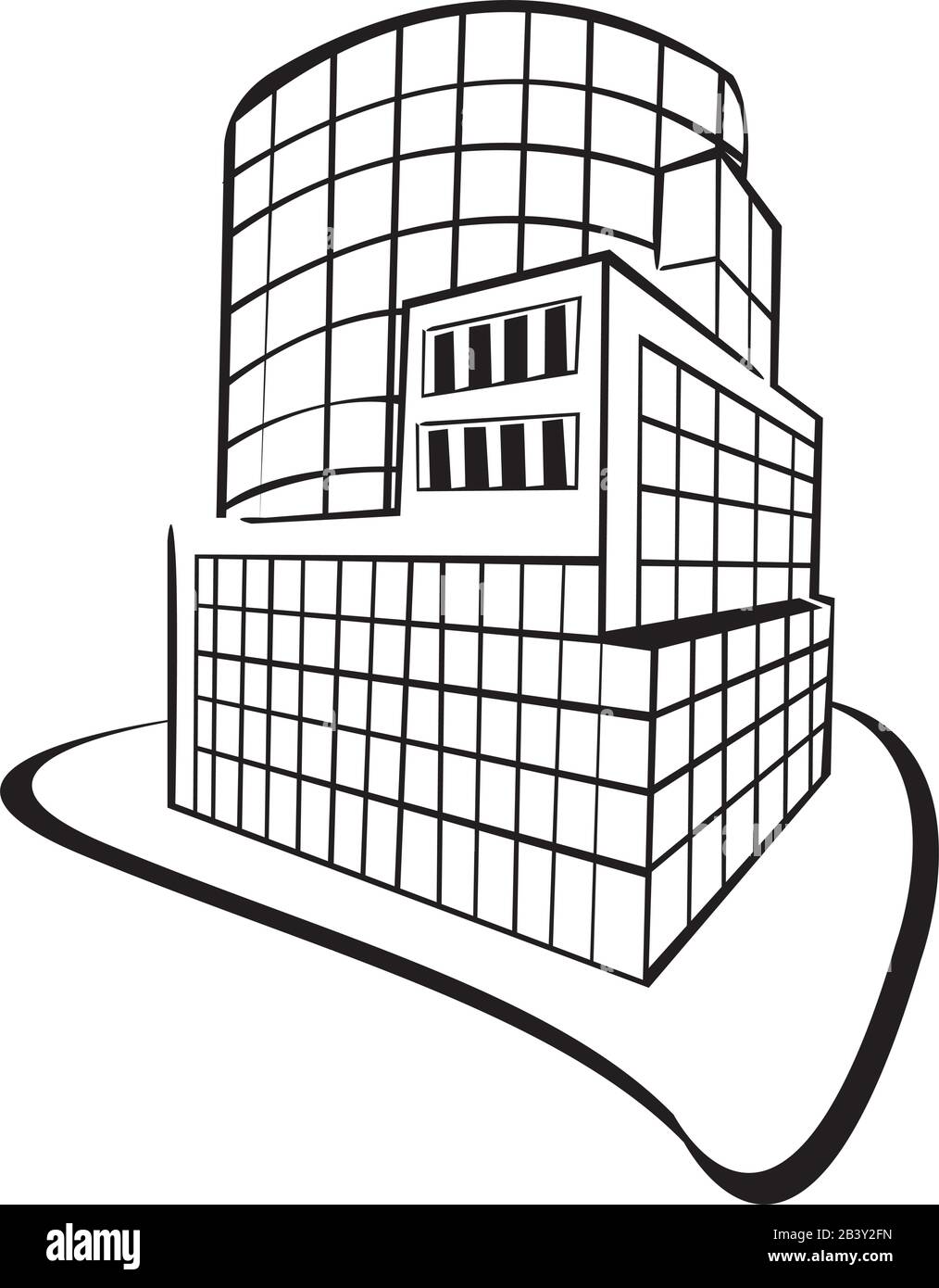 grattacielo Illustrazione Vettoriale