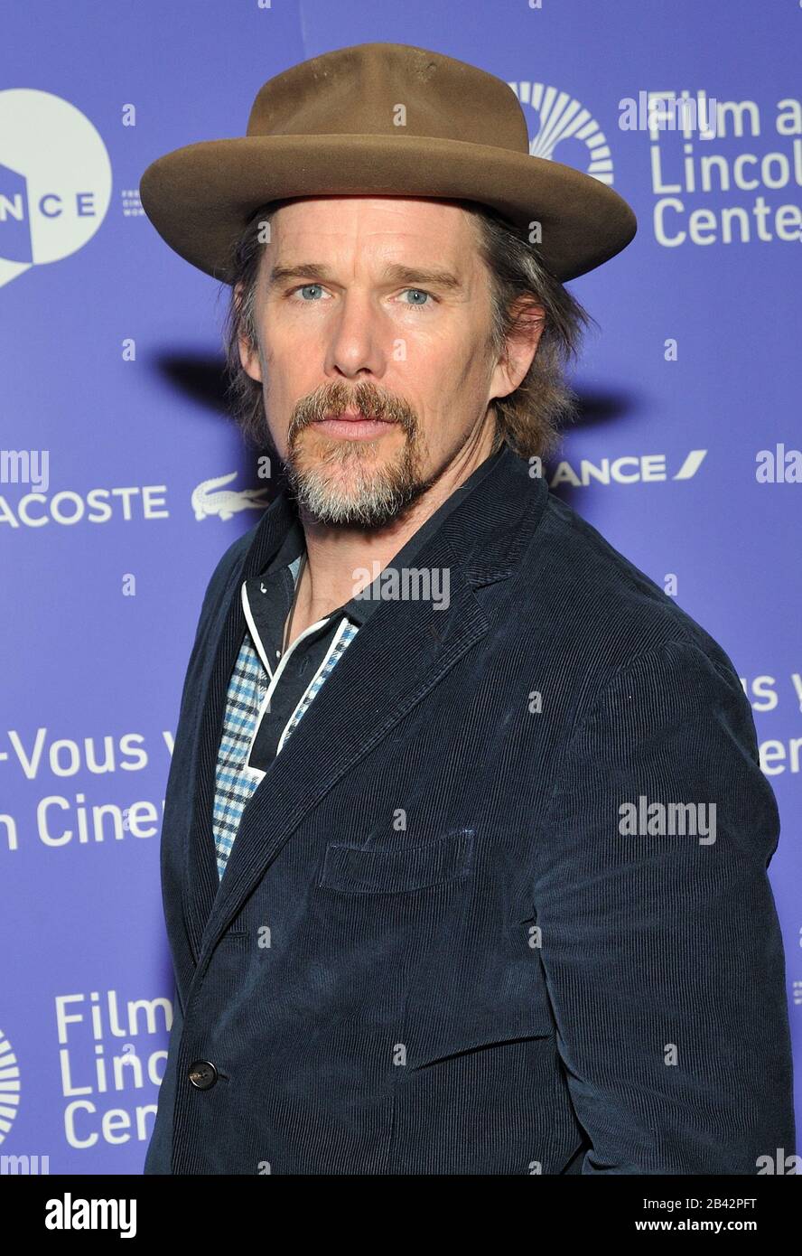 New York, Stati Uniti. 05th Mar, 2020. L'attore Ethan Hawke frequenta la NY premiere of The Truth a Rendez-Vous con il cinema francese Opening Night 2020 al Walter Reade Theatre di New York, NY, il 5 marzo 2020. (Foto di Stephen Smith/SIPA USA) Credit: Sipa USA/Alamy Live News Foto Stock