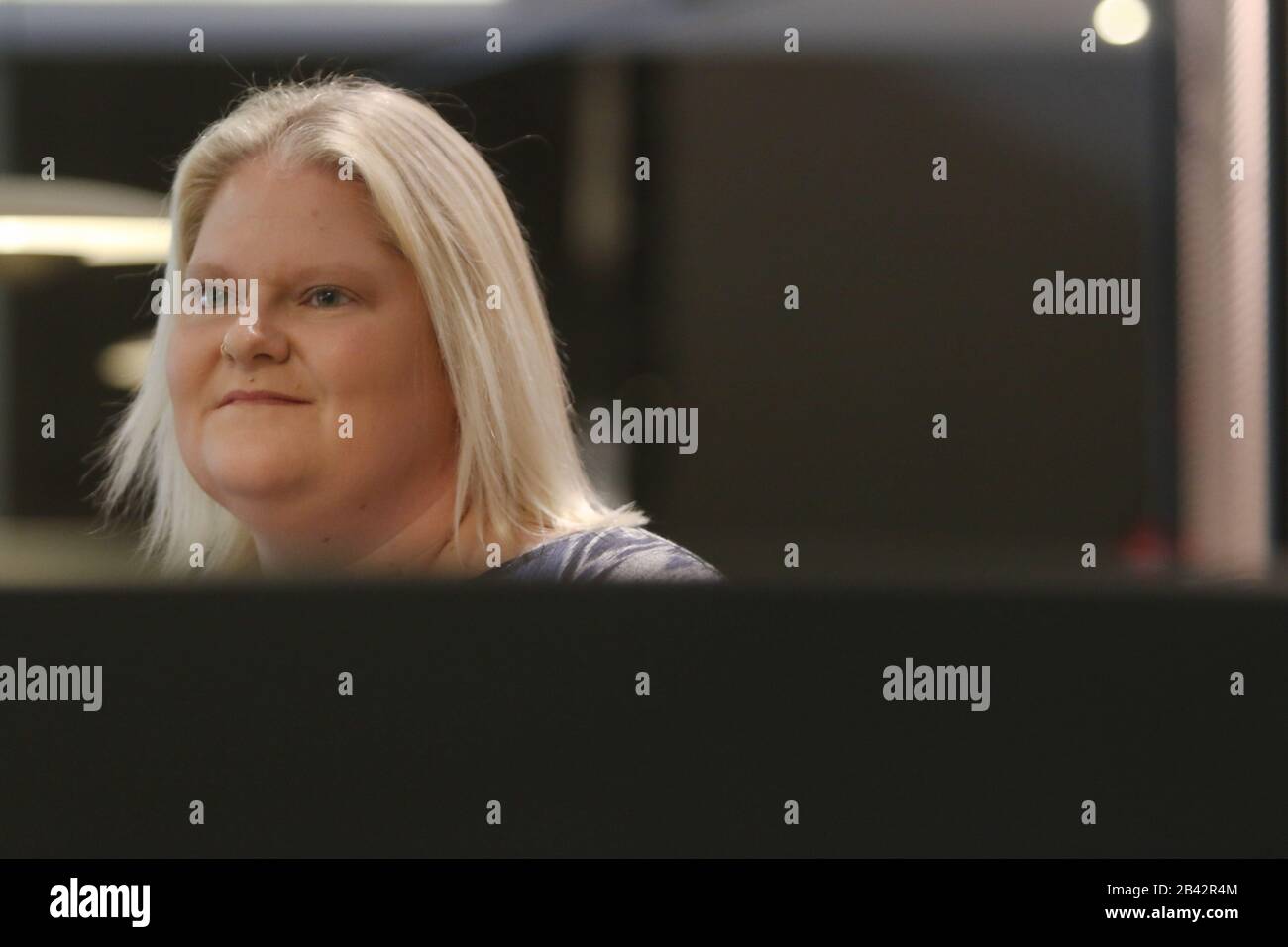 5 marzo 2020: 5 marzo 2020 (Malaga) ''¢ Louise Brown, la prima persona al mondo nata dalla fecondazione In Vitro, è stata a Malaga per dare una conferenza organizzata dall'unità Di Riproduzione (SRU) del Gutenberg Centre . Il britannico Louise Brown è stato oggi protagonista dell'incontro organizzato dall'unità Di Riproduzione del Centro Gutenberg di Malaga presso il Palacio Hotel di Malaga. La prima ragazza del mondo concepita dalla fecondazione in vitro ha visitato Malaga per dire, tra le altre cose, Louise Brown sapeva per la prima volta che era la prima bambina del mondo nata da f in vitro Foto Stock