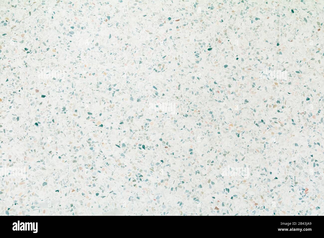 pavimento terrazzo tessitura e colore pietra lucida disegno vecchio superficie marmo vintage per immagine di sfondo orizzontale Foto Stock