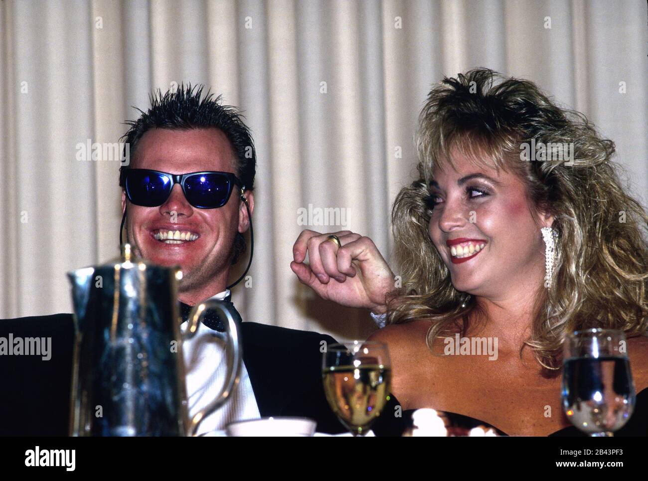 Chicago, Illinois, USA, 1986 Chicago Bears Quarterback Jim McMahan a premi cena di credito: Mark Reinstein / MediaPunch Foto Stock