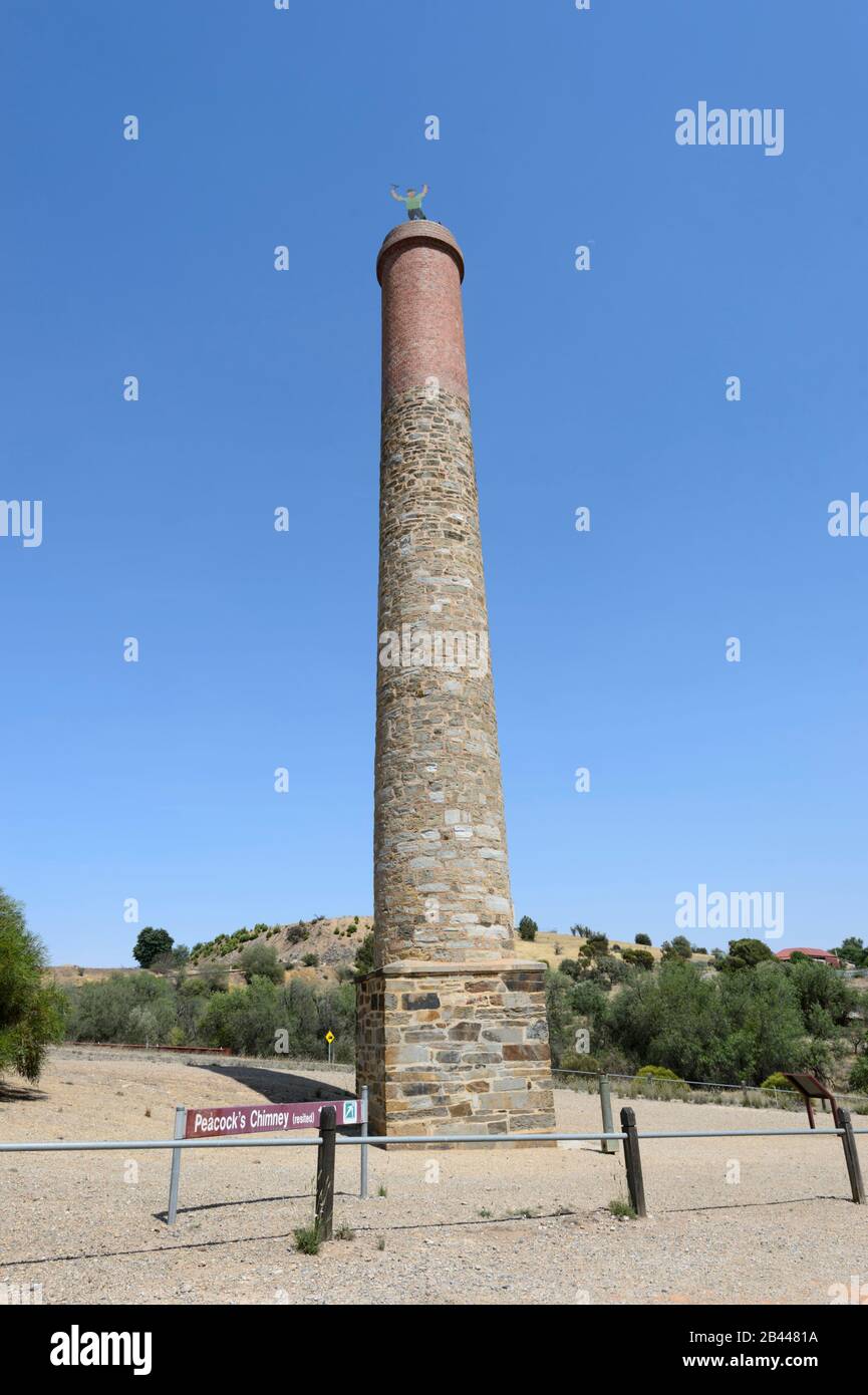 Peacock's camino a Burra, una ex città mineraria di rame, Australia del sud, Australia Foto Stock