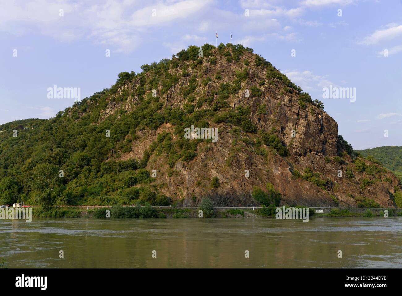 Lorelei, Sankt Goarshausen, Rheinland-Pfalz, Germania Foto Stock