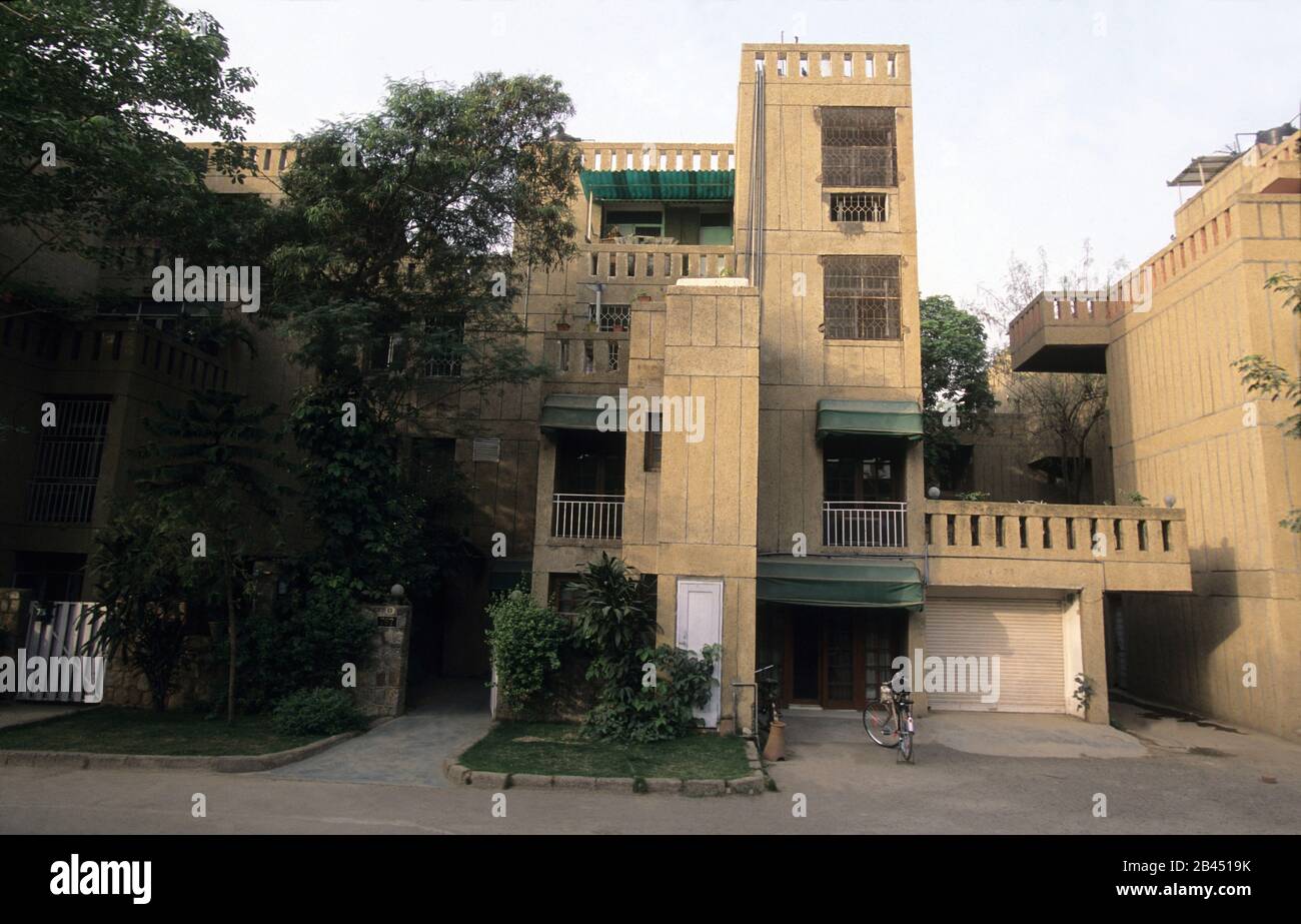 Commonwealth Games Village, Games Village, Patparganj,, Nuova Delhi, India, Asia Foto Stock