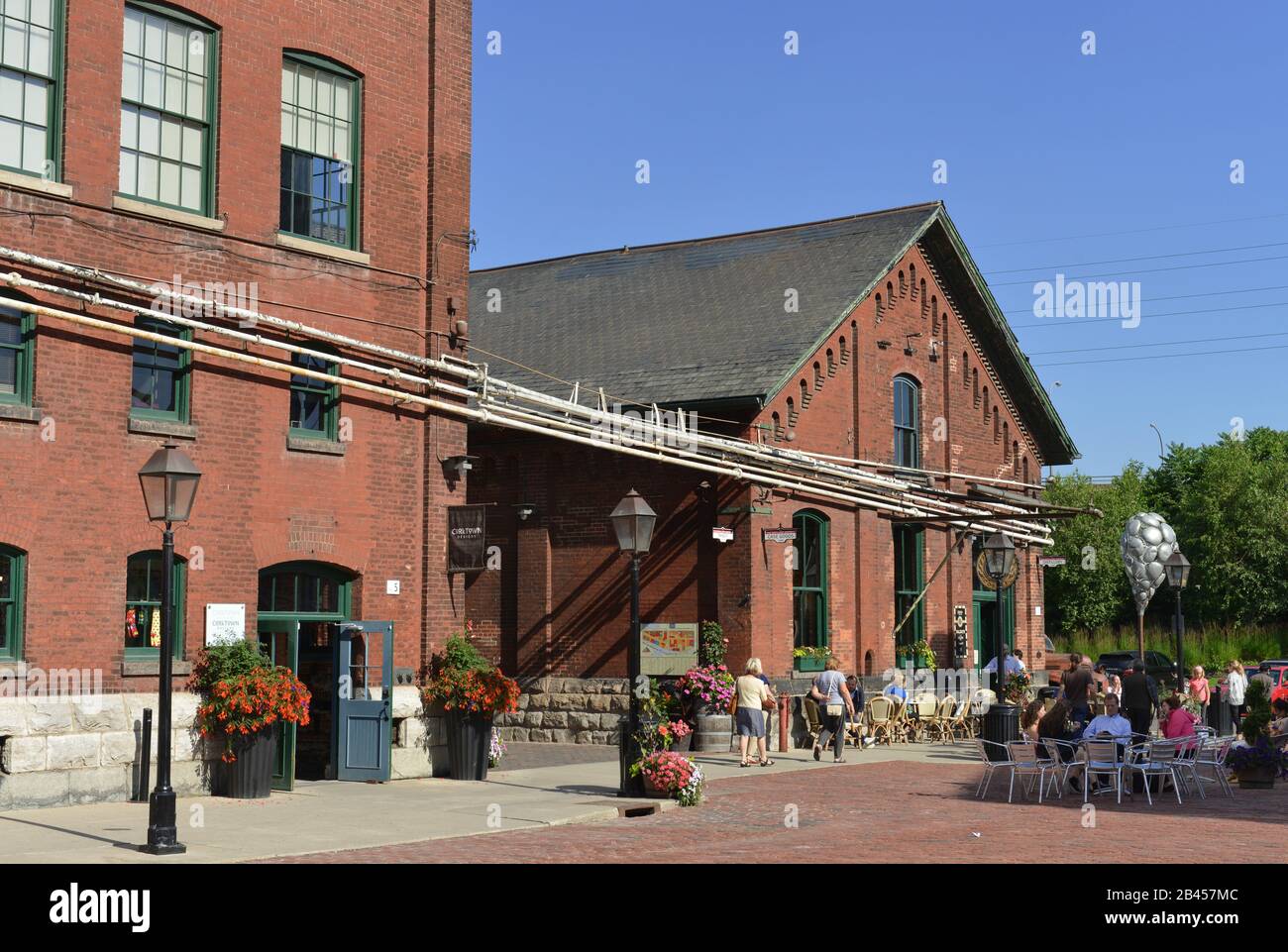 Distillery District, Toronto, Ontario, Kanada Foto Stock