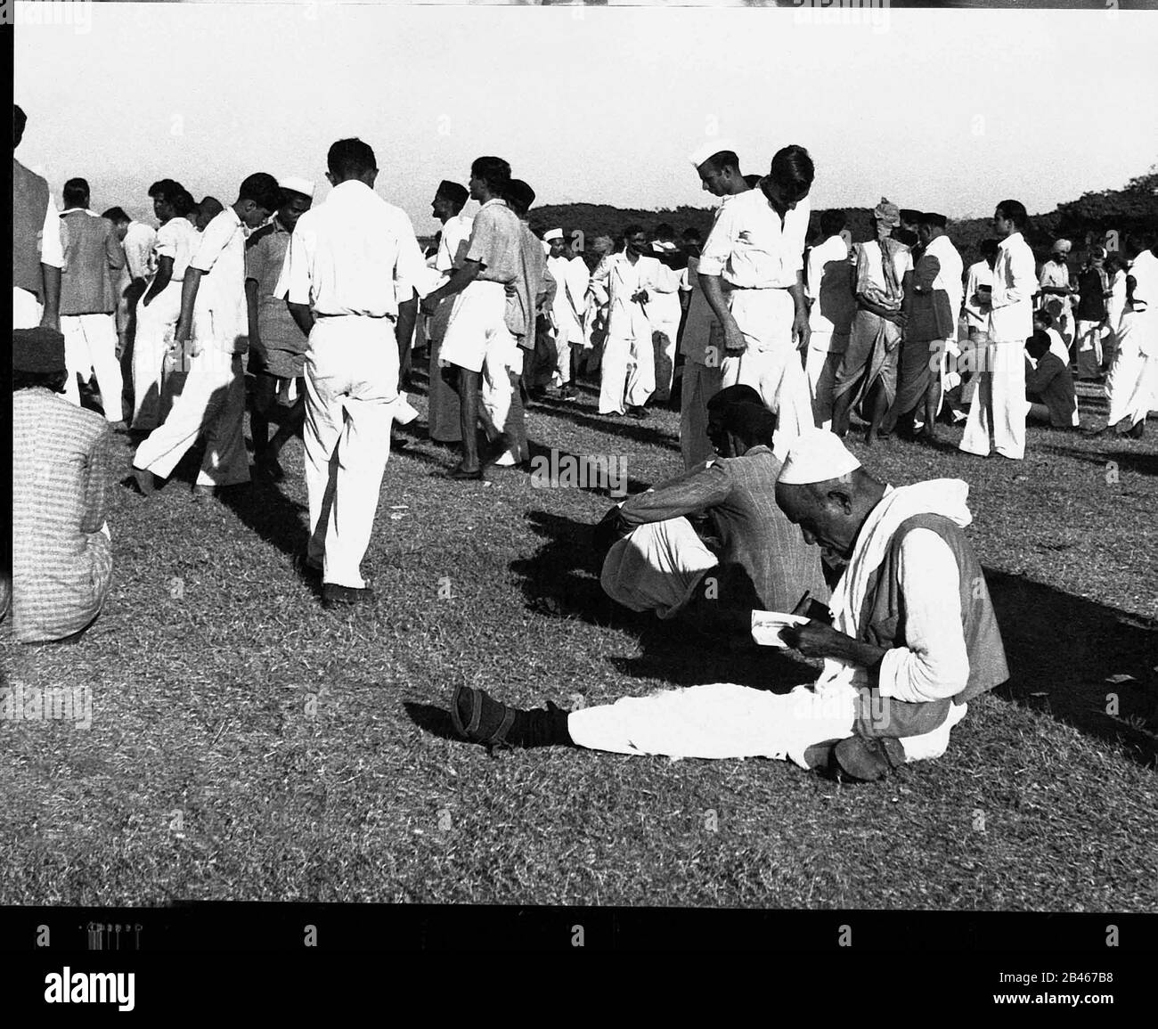 Mahalakshmi Race Course, Racecourse, Bombay, Mumbai, Maharashtra, India, Asia, 1947, vecchia immagine del 1900 Foto Stock