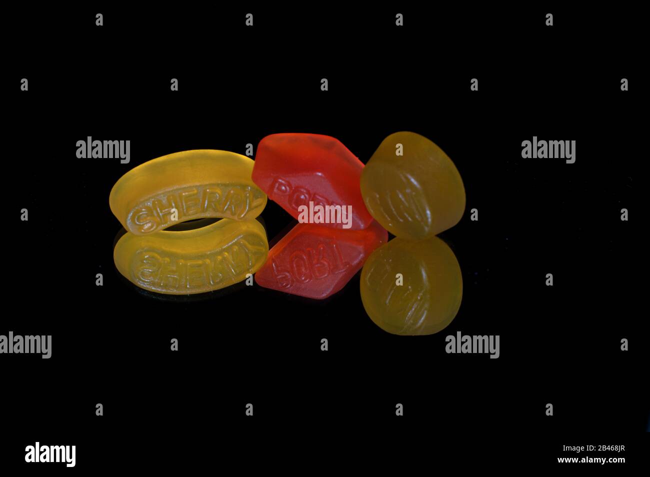 Gomme del vino Foto Stock