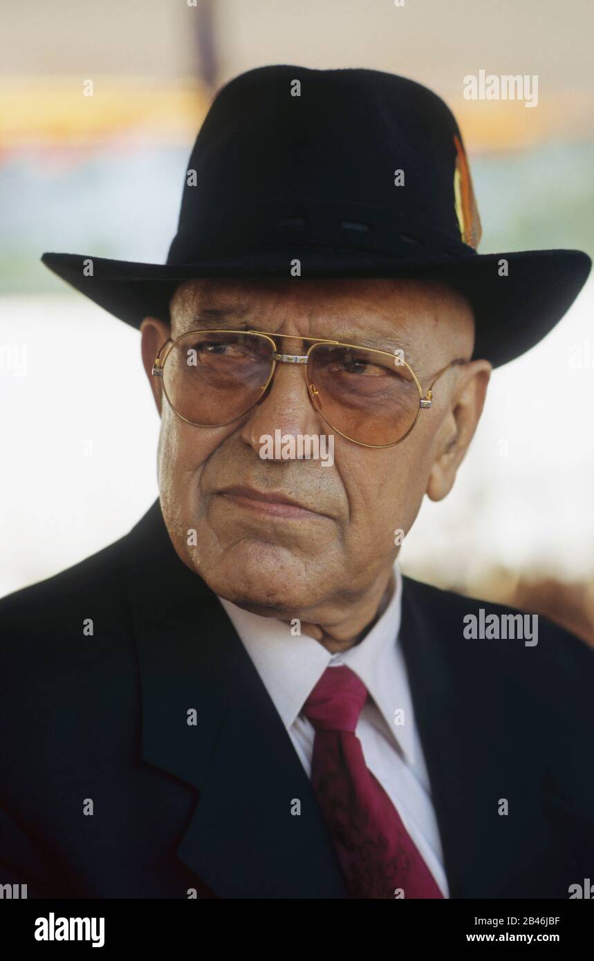 Amrish Puri , attore indiano del film di bollywood , India , Asia Foto Stock