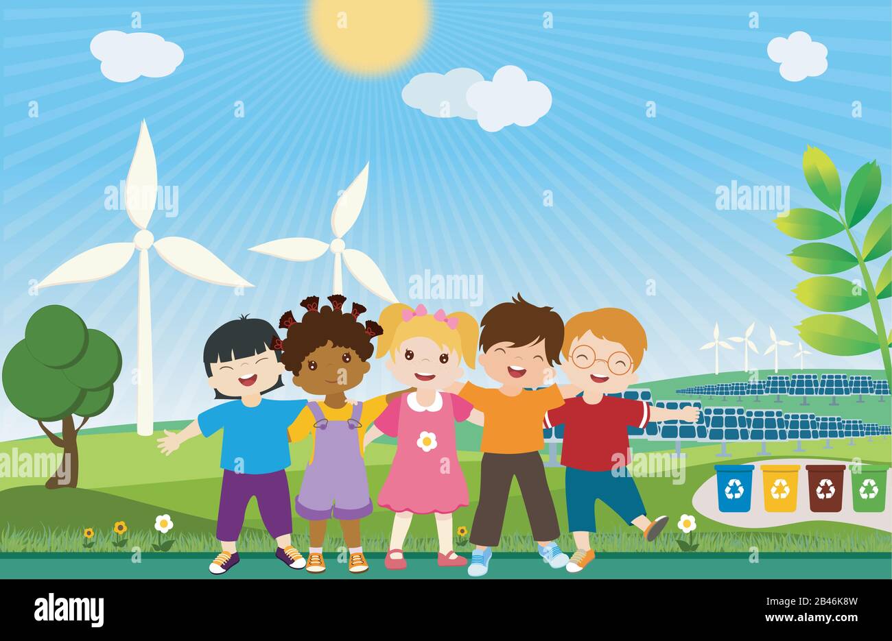 Grande gruppo di persone con silhouette isolata. Parlo con molte persone. Folla di persone. Teste di colore arcobaleno. Popolazione. Concetto di comunicazione Illustrazione Vettoriale