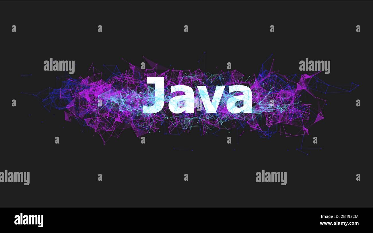 Tecnologia Java per la progettazione di siti Web Illustrazione Vettoriale