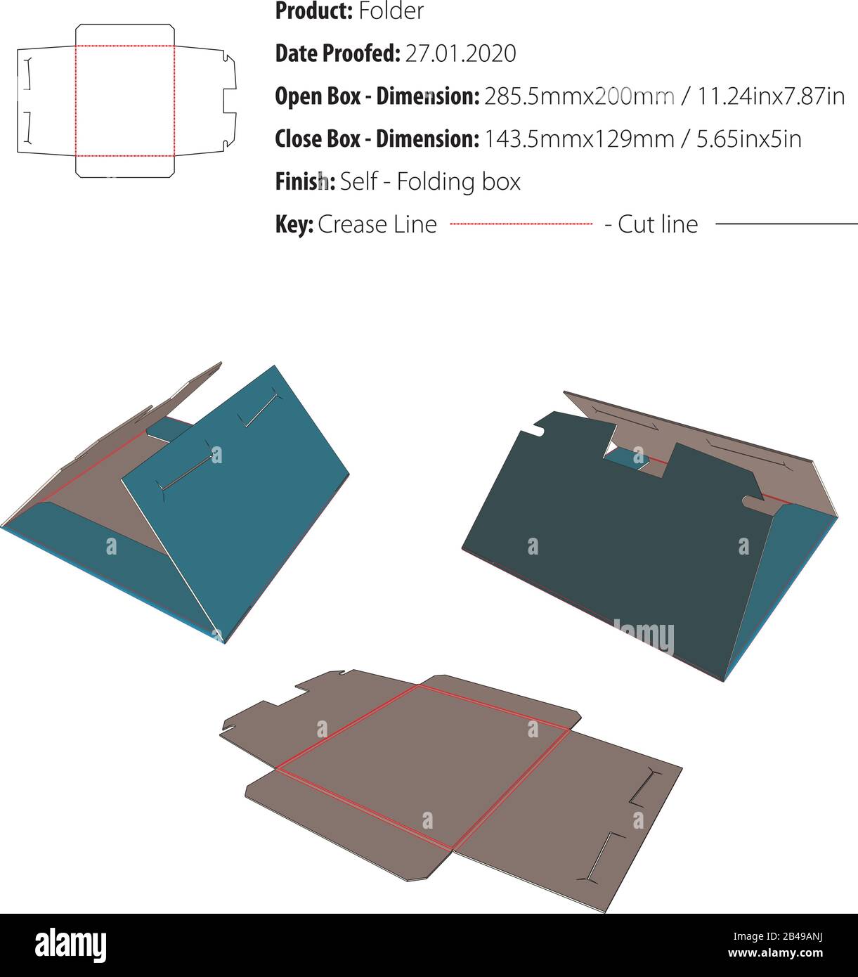 stampo cartella taglio stampo - vettore Illustrazione Vettoriale