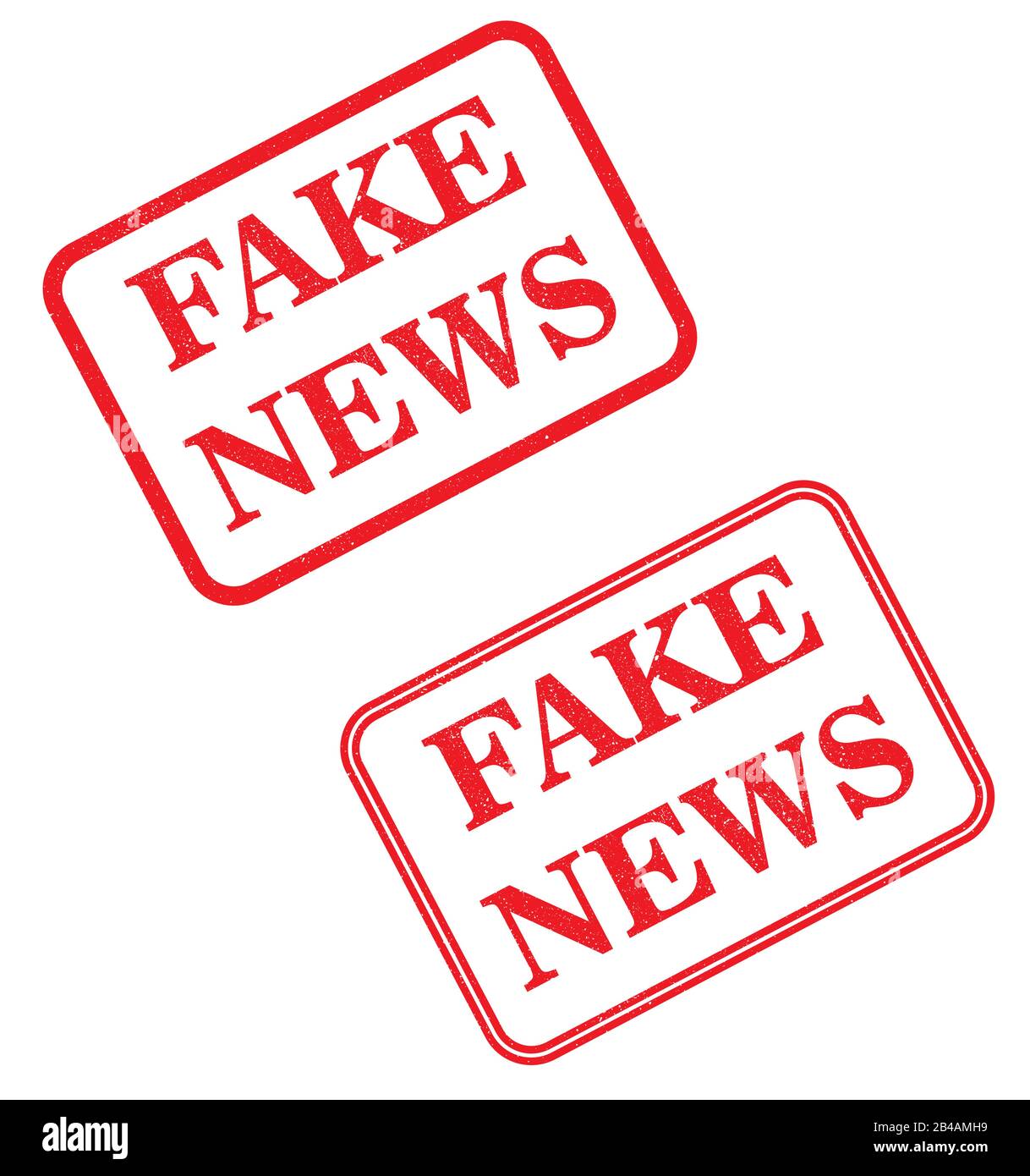 Falso timbro di notizie - vettore Illustrazione Vettoriale