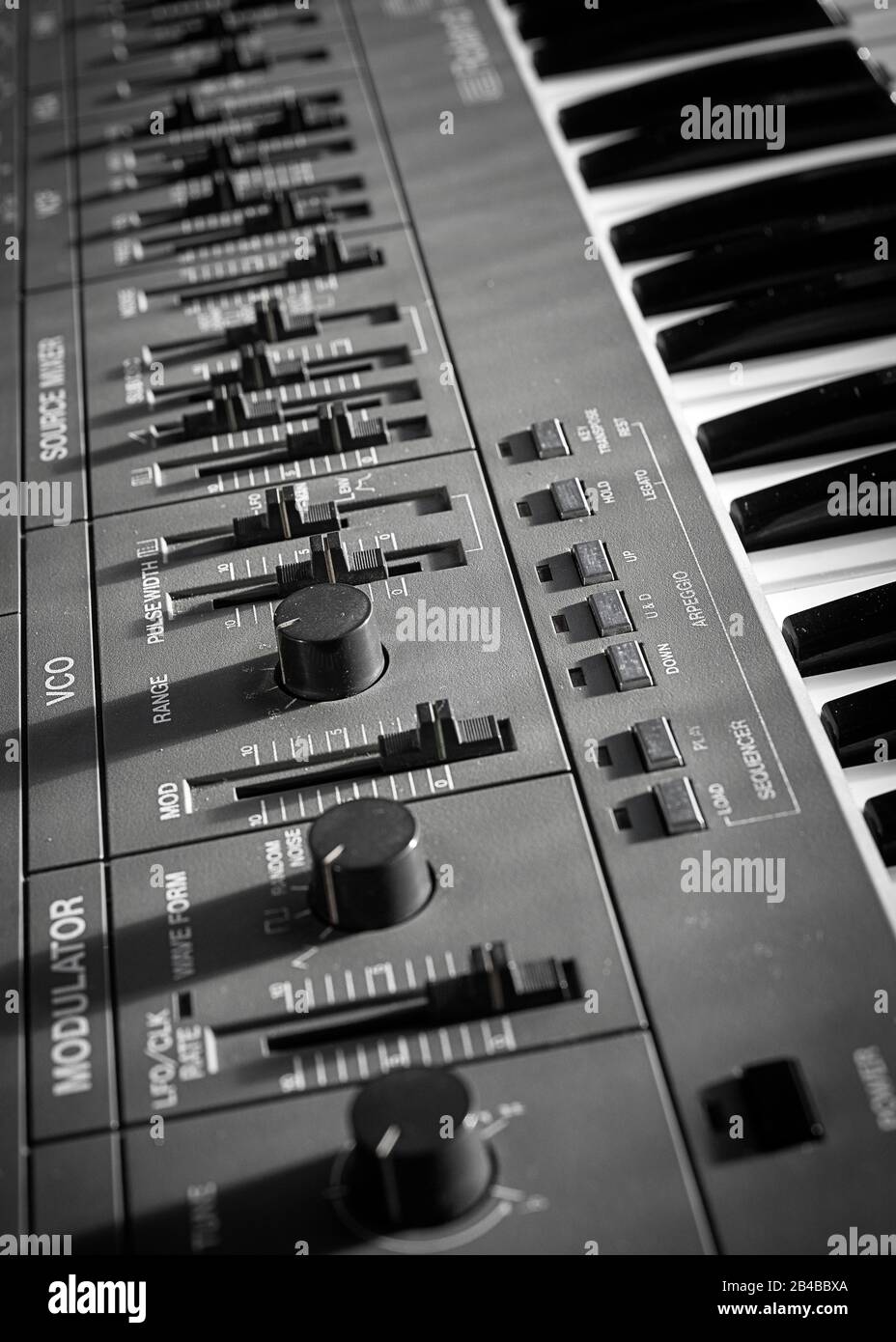 Sintetizzatore Analogico Roland Sh101 Foto Stock
